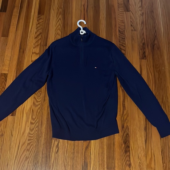 Tommy quarter zip sweater M US L - Picture 1 of 2